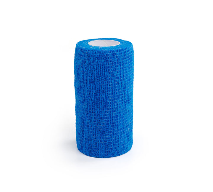 KRUUSE Cohesive Flex Bandage, blue / pack of 3